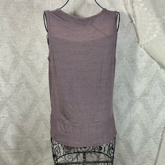 Modcloth striped scoop neck front knot tank top size M - Picture 6 of 7